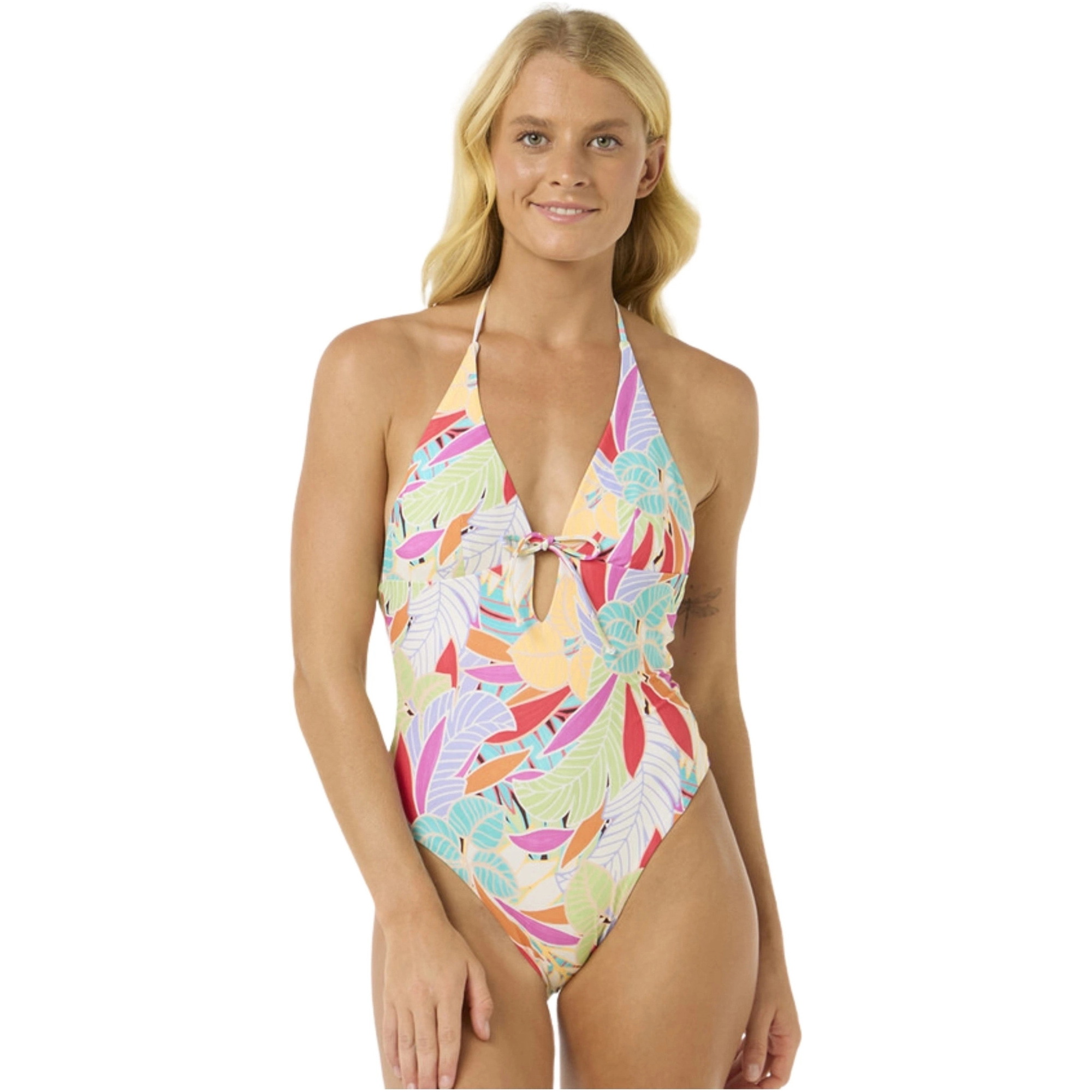 2025 Rip Curl Mujer Traje De Baño Cala Vadella Cheeky 0N3WSW - Multico
